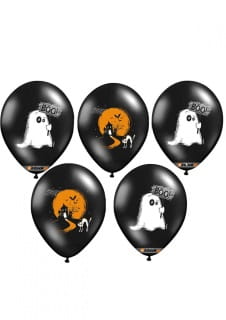 Balony na Halloween DUSZEK 30cm (6szt.)