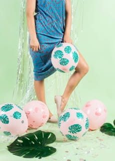 Balony z FLAMINGAMI r�owe (5szt.)