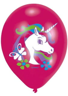 Balony lateksowe MAGICZNY JEDNORO�EC (6szt.) 