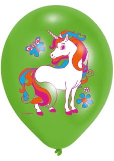 Balony lateksowe MAGICZNY JEDNORO�EC (6szt.) 