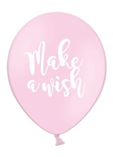 Balony MAKE A WISH - JEDNORO�EC 30cm (50szt.) 