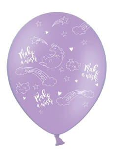 Balony MAKE A WISH - JEDNORO�EC 30cm (50szt.) 
