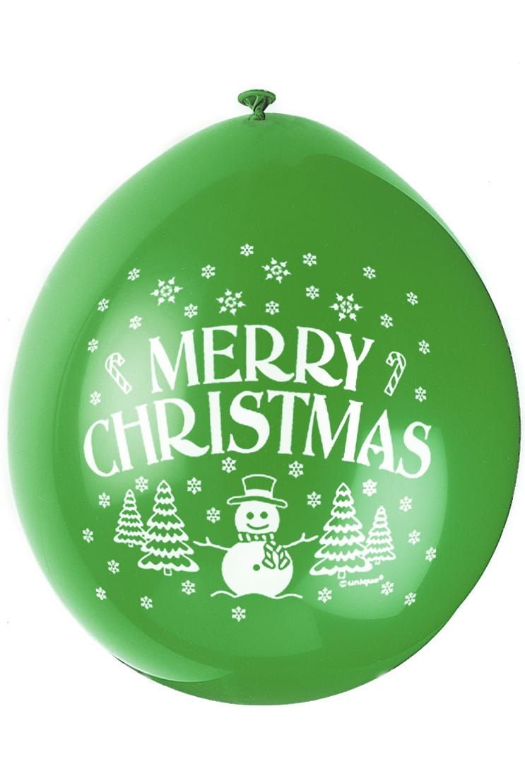 Balony świąteczne MERRY CHRISTMAS (10szt.)