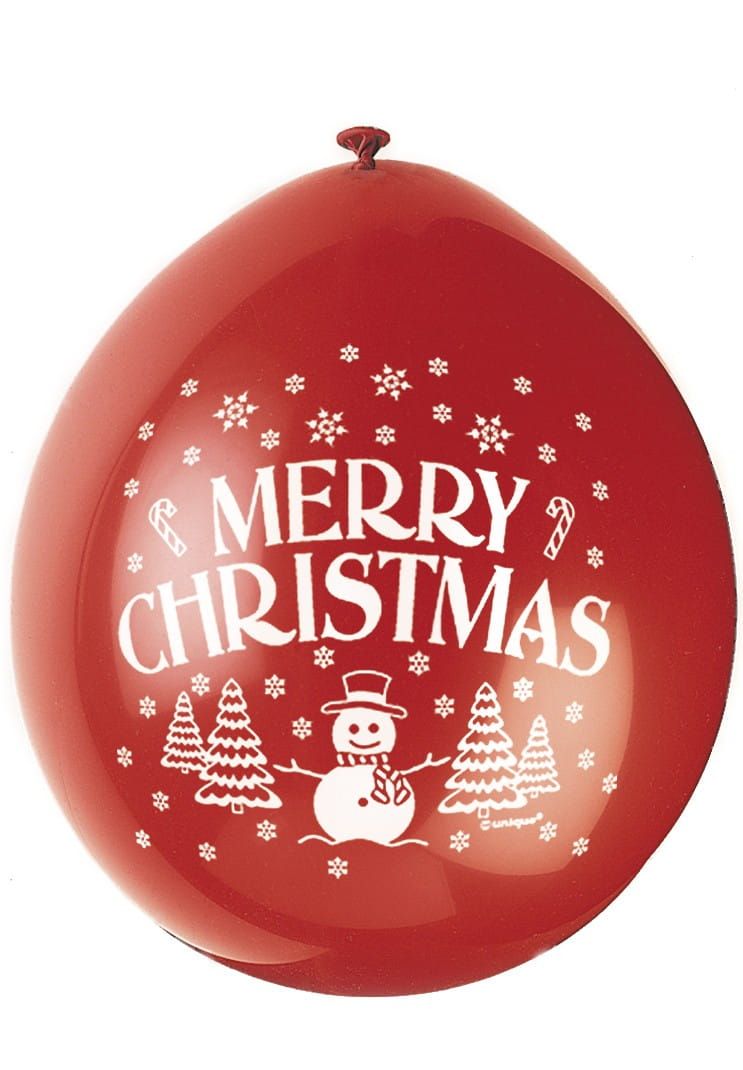 Balony świąteczne MERRY CHRISTMAS (10szt.)
