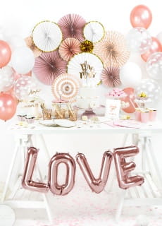 Balony METALIC rowe zoto 30cm (10szt.)