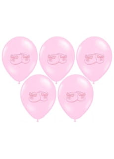 Balony pastelowe BUCIK rowe (6szt.)