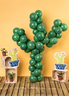 Balony pastelowe CIEMNOZIELONE 30cm (100szt.)