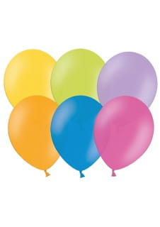 Balony pastelowe KOLOROWE 23cm (50szt.)