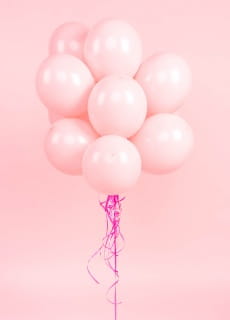 Balony METALIC jasnor�owe 30cm (10szt.)