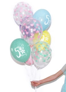 Balony SERDUSZKA turkusowe 30cm (6szt.)