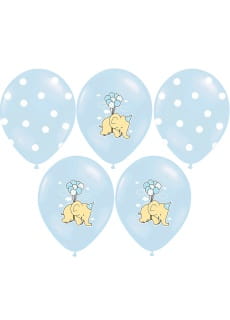 Balony S�ONIK niebieskie 30cm (6szt.)
