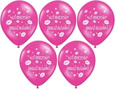 Balony na WIECZR PANIESKI (6szt.)