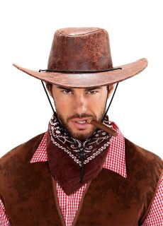 Kowbojska BANDANA br�zowa 55x55 cm