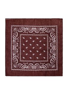 Kowbojska BANDANA br�zowa 55x55 cm