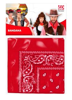 Czerwona bandana KOWBOJSKA bandana kowbojska bandana na g�ow� bandana chusta na g�ow�
