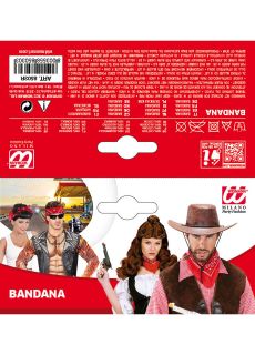 Czerwona bandana KOWBOJSKA bandana kowbojska bandana na g�ow� bandana chusta na g�ow�