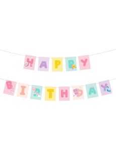 Baner urodzinowy KOCI DOMEK GABI 180x15 cm