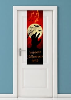 Baner halloweenowy WILKOAK personalizowana dekoracja