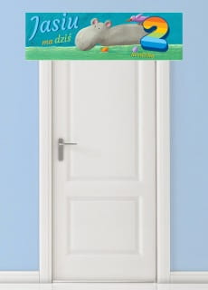 Baner urodzinowy HIPCIO baner z imieniem