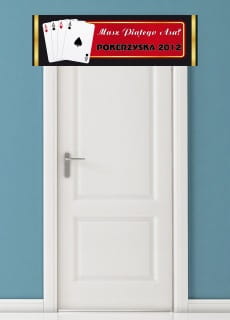 Baner KASYNO 2  - 125cm x 38cm
