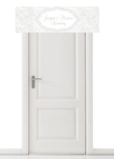 Baner z napisem KWIATY - 125cm x 38cm
