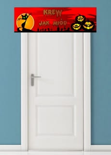 Baner powitalny dekoracja na imprez HALLOWEEN