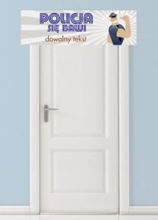 Baner na imprez� policyjn� - 125cm x 38cm