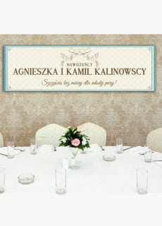 Baner �lubny NOWO�E�CY - 125cm x 38cm