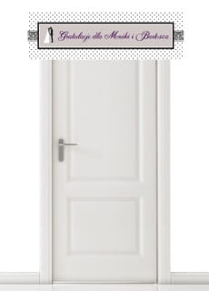 Baner PARA dekoracja sali weselnej - 125cm x 38cm