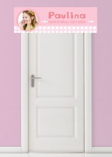 Baner urodzinowy ze zdj�ciem RӯOWY - 125x38cm