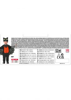 Str�j na Halloween NIETOPERZ dla dziecka 98cm