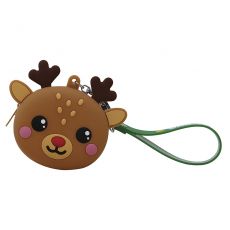 �wi�teczna portmonetka dzieci�ca z brelokiem RENIFEREK