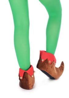 Buty ELFA br�zowe  dodatek do stroju Elfa buty elfa z dzwoneczkami buty br�zowe Elfa
