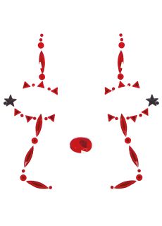Cekiny do twarzy CLOWN