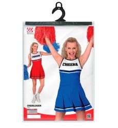 Niebieski kostium CHEERLEADERKI - XL