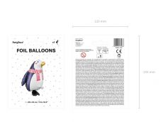 Chodz�cy BALON PINGWIN �wi�teczny balon foliowy balon �wi�teczny