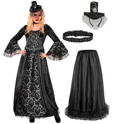 Str�j damski na Halloween HRABINA - S