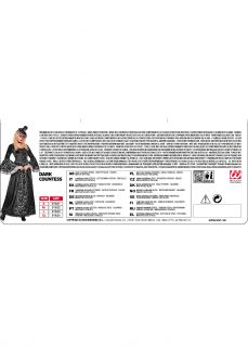 Str�j damski na Halloween HRABINA - S