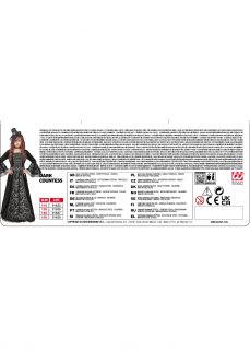 Str�j na Halloween HRABINA 116cm