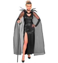 Str�j damski na Halloween CZARNY CHARAKTER - L elegancki kostium damski kostium fantasy str�j czarny charakter