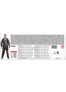 Str�j na Halloween CYBORG zombie - XL