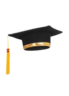 Czapka dla absolwenta BIRET czapka absolwenta biret studencki czapeczka absolwenta