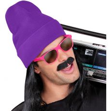 Czapka BEANIE fioletowa fioletowa czapka fioletowa czapka beanie czapka m�ska czapka damska