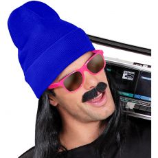 Czapka BEANIE niebieska niebieska czapka niebieska czapka beanie czapka m�ska czapka damska