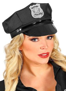 Czapka policyjna SPELCIAL POLICE czapka policjanta czapka policjant akcesoria do stroju policjanta