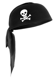 Czapka PIRACKA z czaszk� dodatek do stroju pirata