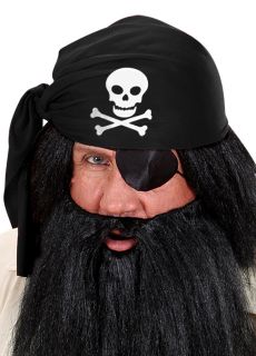 Czapka PIRACKA z czaszk� dodatek do stroju pirata