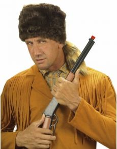 Czapka TRAPERA z ogonem futrzana czapka czapka my�liwska gad�et dla my�liwego czapka traper