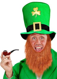 Czapka z brod� KAPELUSZ NA DZIE� �WI�TEGO PATRYKA kapelusz irlandzki czapka na dzie� �wi�tego patryka