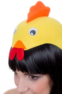 Czapka mieszna KURCZAK